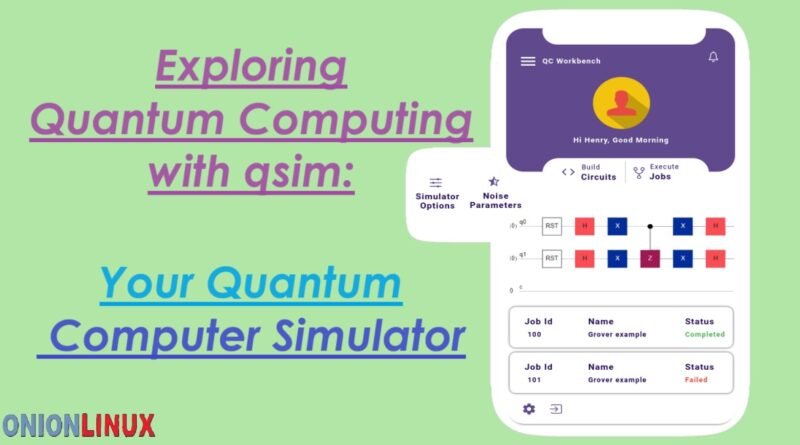 Exploring Quantum Computing with qsim