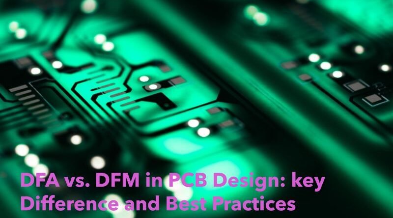 DFA vs. DFM in PCB Design