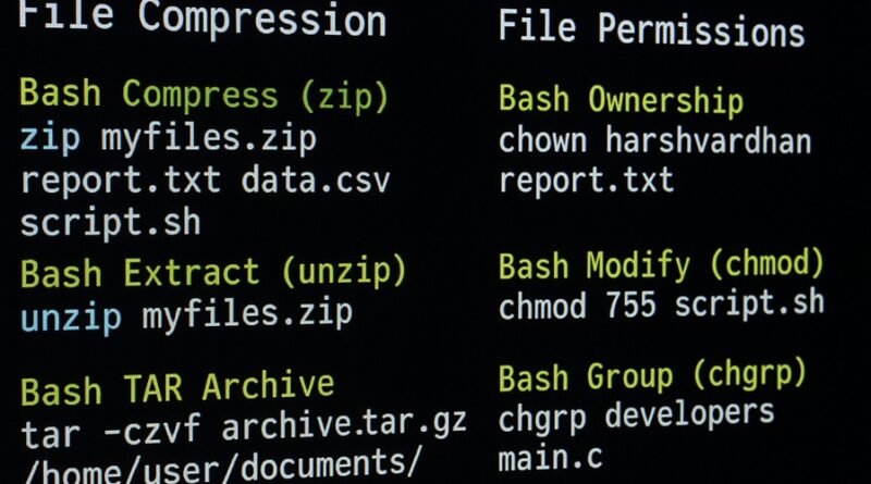 File Compression and File Permissions in Bash: A Complete Guide for Beginners